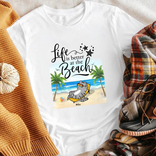 Personalized Life Is Better At The Beach XR1303003YS T-Shirt