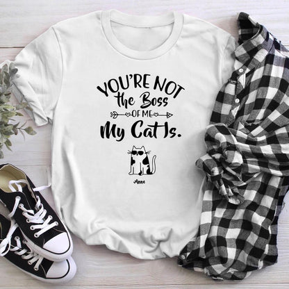 Personalized Cat You're Not The Boss Of Me YR1403001XC T-Shirt