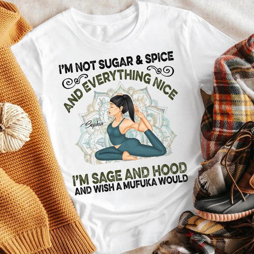 Personalized I'm Not Sugar Spice And Everything Nice NI1503001YR T-Shirt