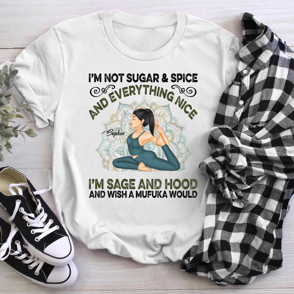 Personalized I'm Not Sugar Spice And Everything Nice NI1503001YR T-Shirt