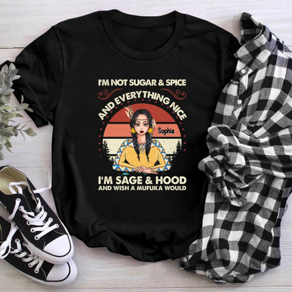 Personalized Native American Sage And Hood And Wish A Mufuka Would YR1503001XC T-Shirt