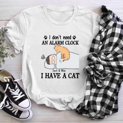 Personalized Cat Alarm Clock XR0803003YS T-Shirt