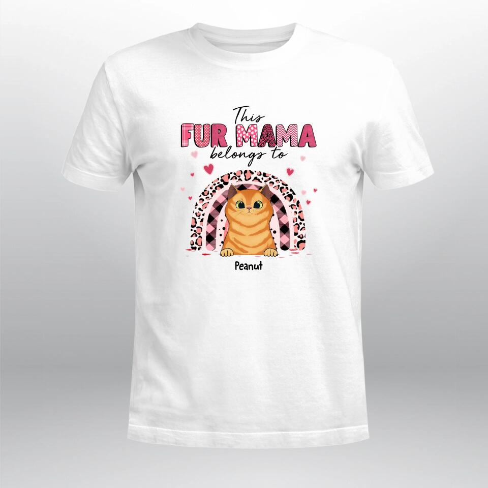 Personalized This Fur Mana Belongs To XR0803004YS T-Shirt