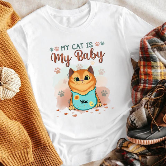 Personalized My Cats Are My Babies Cat XR0903003XY T-Shirt