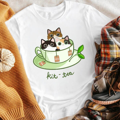 Personalized Cat Tea YR1703003YF T-Shirt