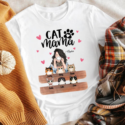 Personalized Cat Mama YR1703004YF T-Shirt