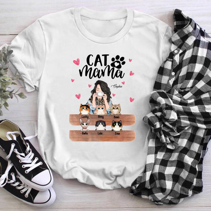 Personalized Cat Mama YR1703004YF T-Shirt