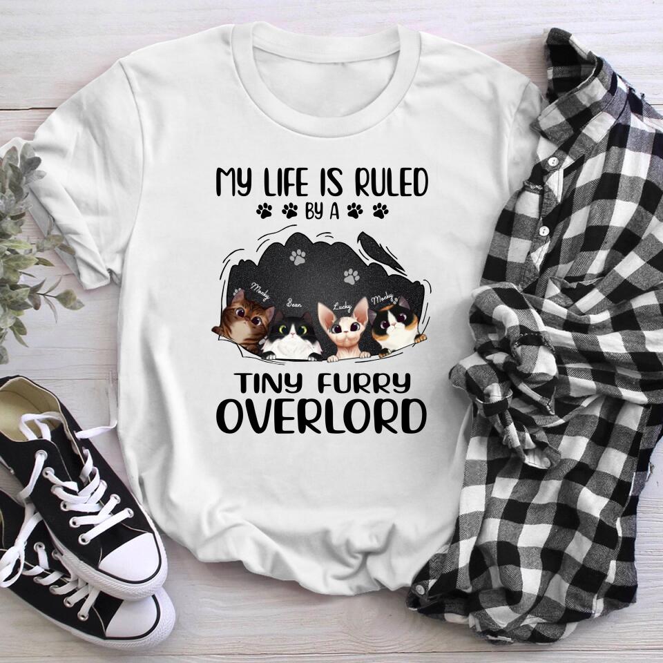 Personalized My Life Is Ruled By A Tiny Furry Overlord YR1803002YF T-Shirt