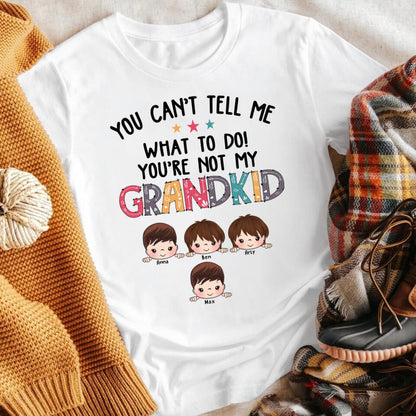 Personalized You're Not My Grandkids YR1803001YF T-Shirt