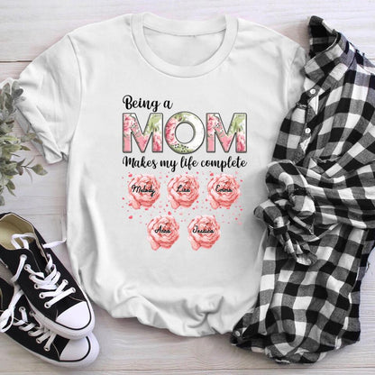 Personalized Being A Mom XR1803002XY T-Shirt