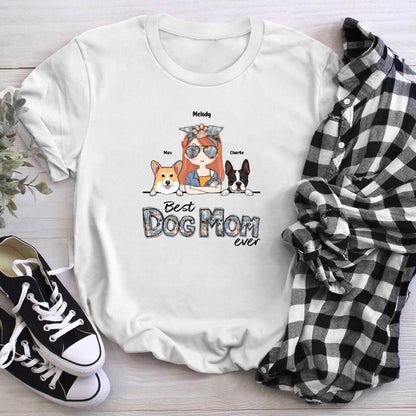 Personalized Best Dog Mom Ever XR0903004XY T-Shirt