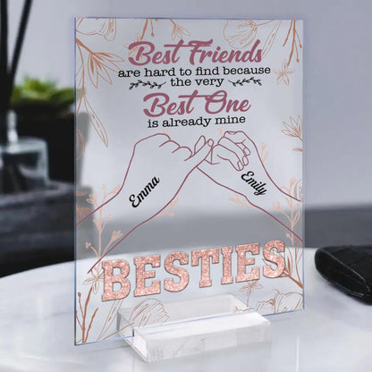 Personalized Gift for Besties XR2103002YS Acrylic Plaque With Stand