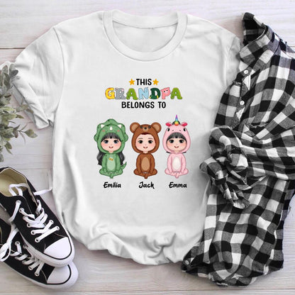 Personalized This Grandpa Belongs To XR2203002YS T-Shirt