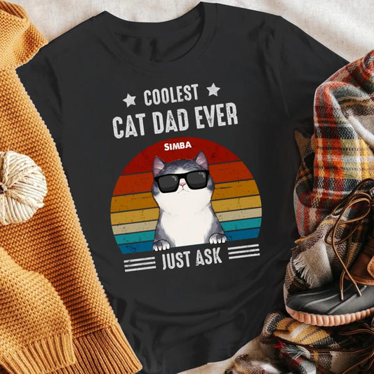 Personalized Cat Dad XR2303002XY T-Shirt