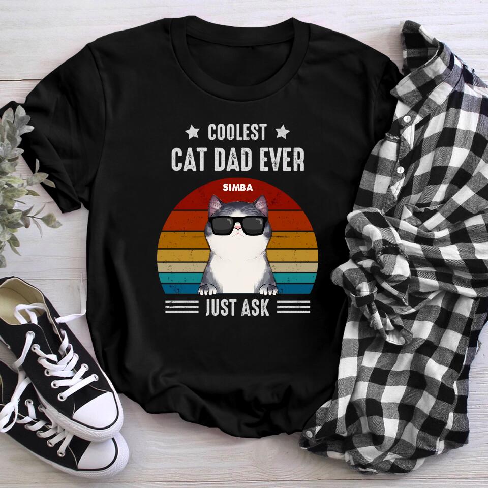 Personalized Cat Dad XR2303002XY T-Shirt