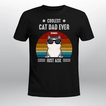 Personalized Cat Dad XR2303002XY T-Shirt