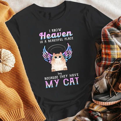 Personalized Cat Heaven T-Shirt