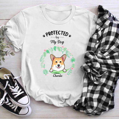 Personalized Protected By My Dog NI2303004XR T-Shirt