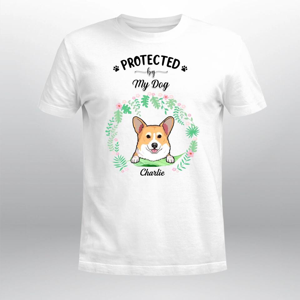 Personalized Protected By My Dog NI2303004XR T-Shirt