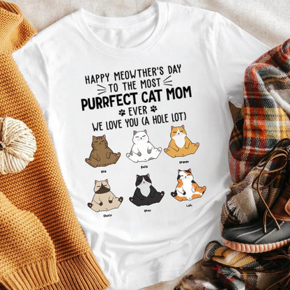 Personalized Happy Meowther's Day We Love You T-Shirt