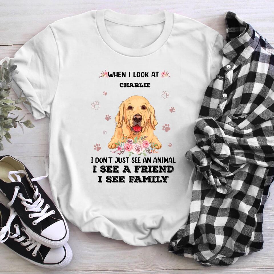 Personalized My Dog Is Family XR2703004XY T-Shirt