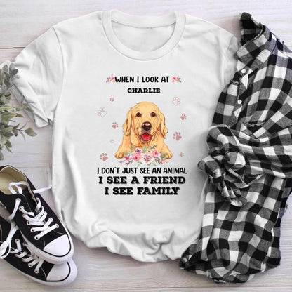 Personalized My Dog Is Family XR2703004XY T-Shirt