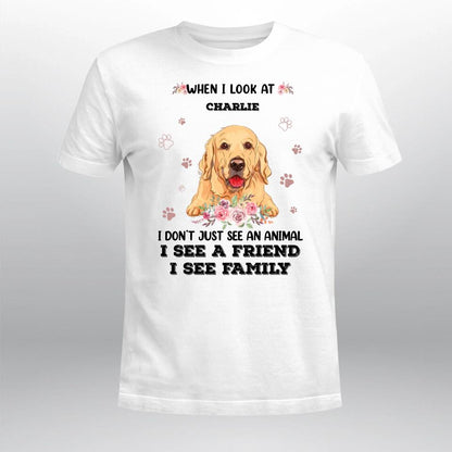 Personalized My Dog Is Family XR2703004XY T-Shirt