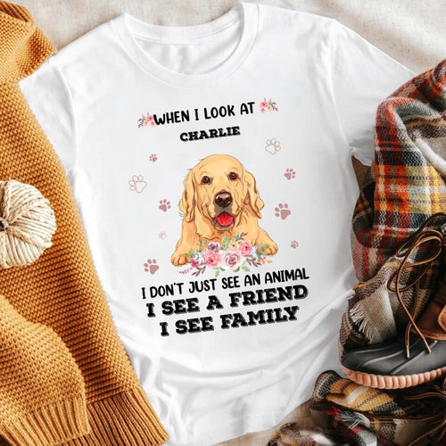 Personalized My Dog Is Family XR2703004XY T-Shirt