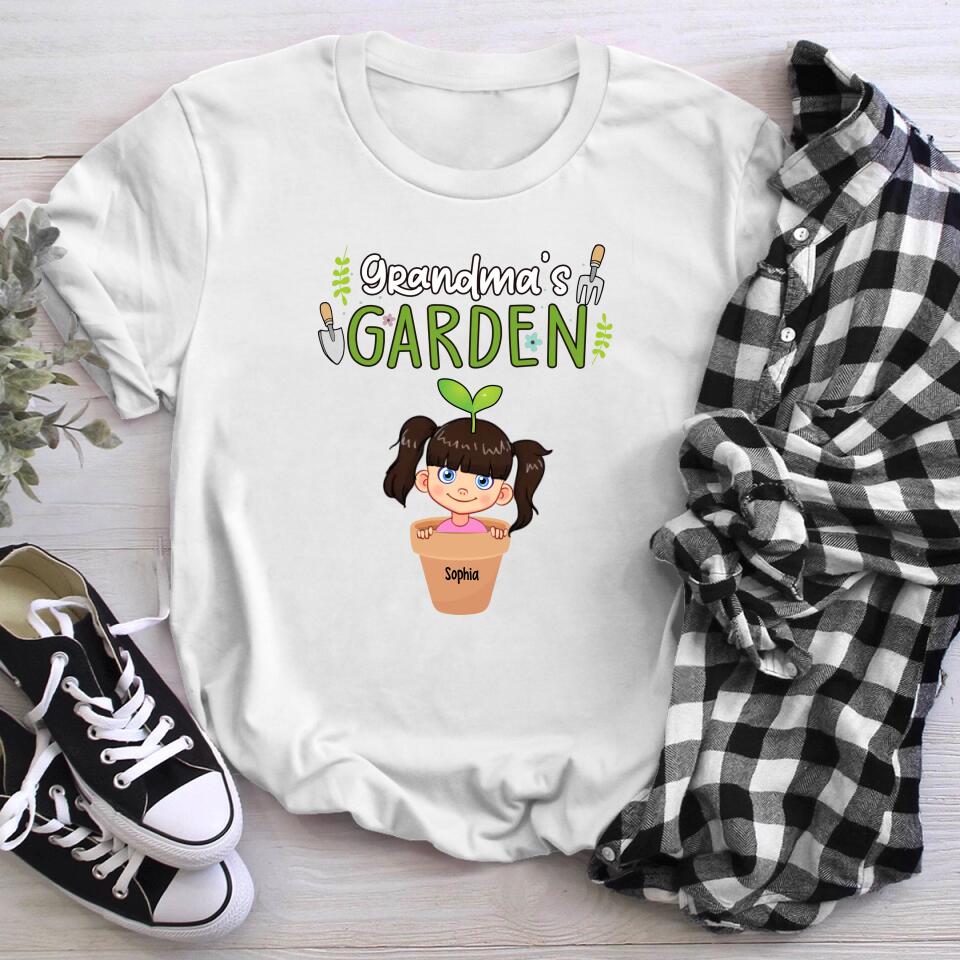 Personalized Grandma's Garden YR2703002XC T-Shirt