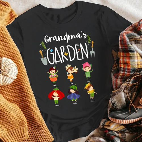 Personalized Grandma's Garden T-Shirt