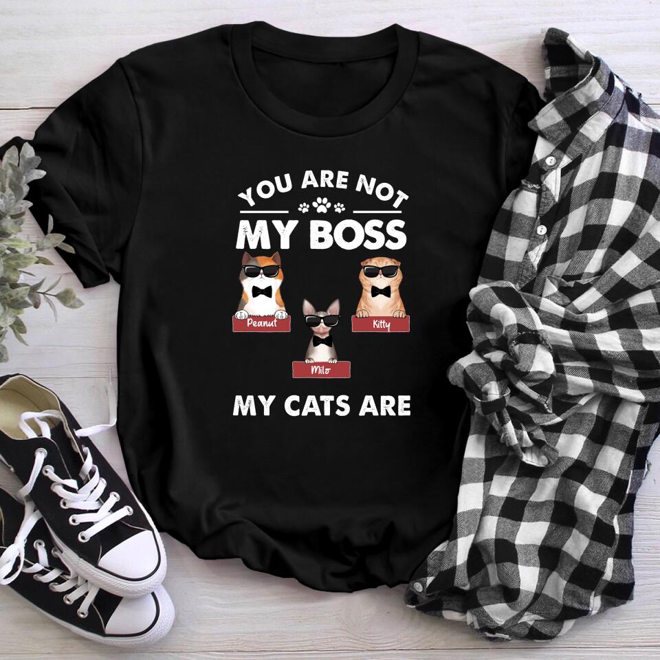 Personalized My Cat is My Boss YR2903001YF T-Shirt