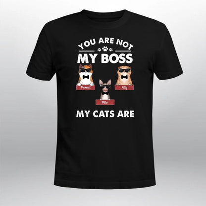 Personalized My Cat is My Boss YR2903001YF T-Shirt