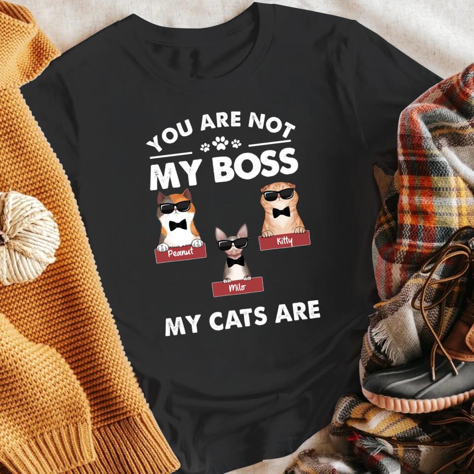 Personalized My Cat is My Boss YR2903001YF T-Shirt