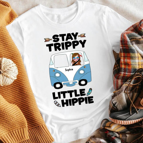 Personalized Stay Trippy Little Hippie YR2903002YF T-Shirt