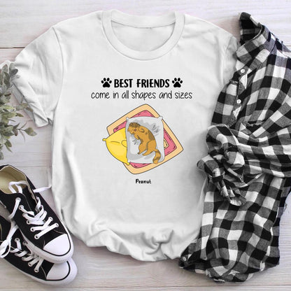 Personalized Best Friends Come In All Shapes And Sizes YR3003004XC T-Shirt