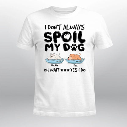 Personalized I Don't Always Spoil My Dogs XR3003004YS T-Shirt