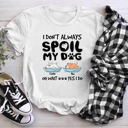 Personalized I Don't Always Spoil My Dogs XR3003004YS T-Shirt