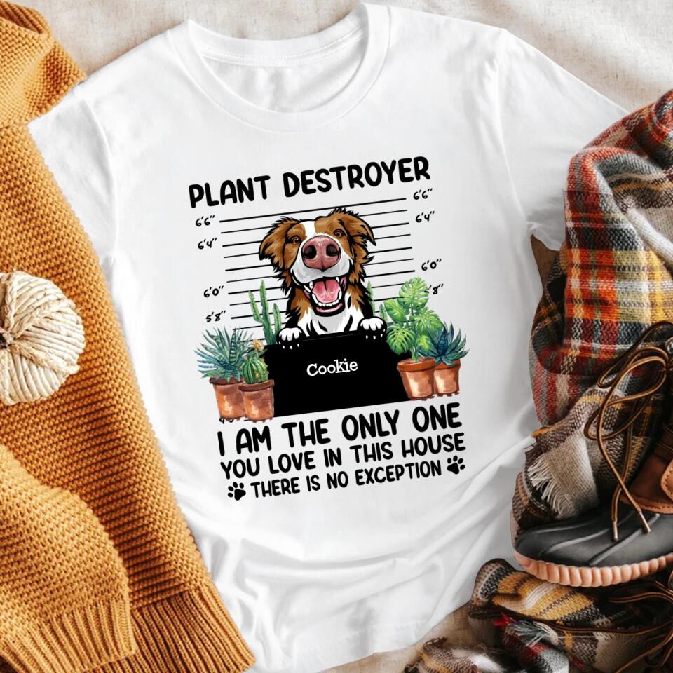 Personalized Plant Destroyers Dog XR3103006XY T-Shirt