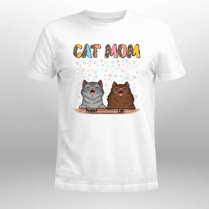 Personalized Cat Mom NI0104002YR T-Shirt