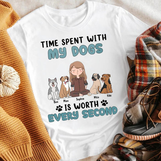 Personalized Time Spent With My Dog YR0104003XC T-Shirt