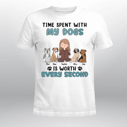 Personalized Time Spent With My Dog YR0104003XC T-Shirt