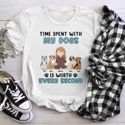 Personalized Time Spent With My Dog YR0104003XC T-Shirt