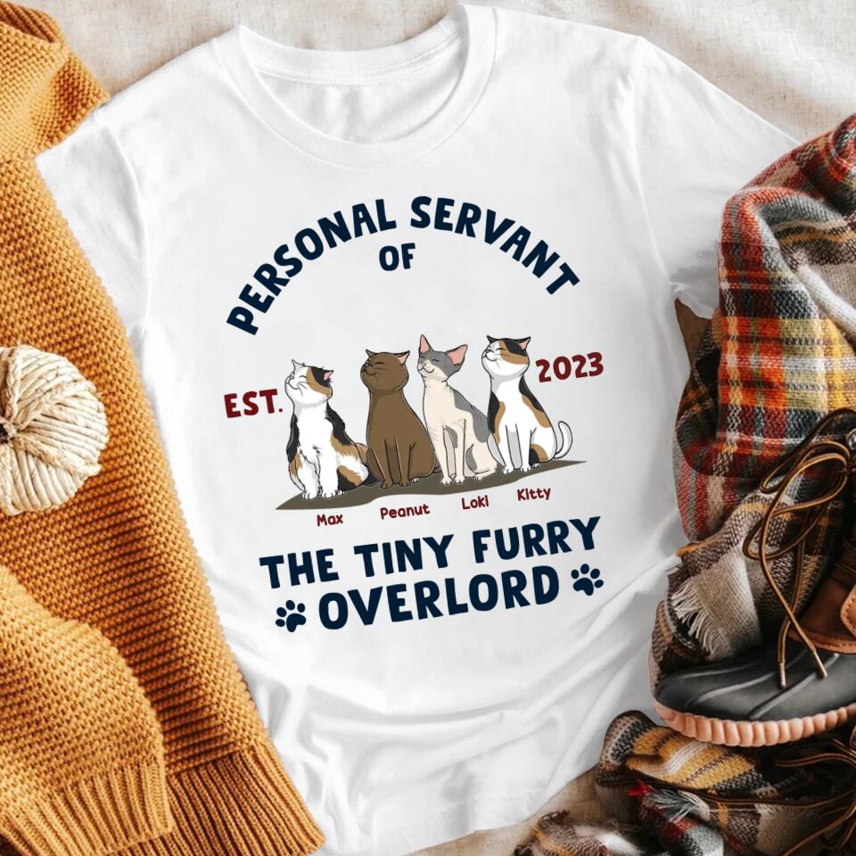 Personalized Servant Of Cats YR0304001YF T-Shirt