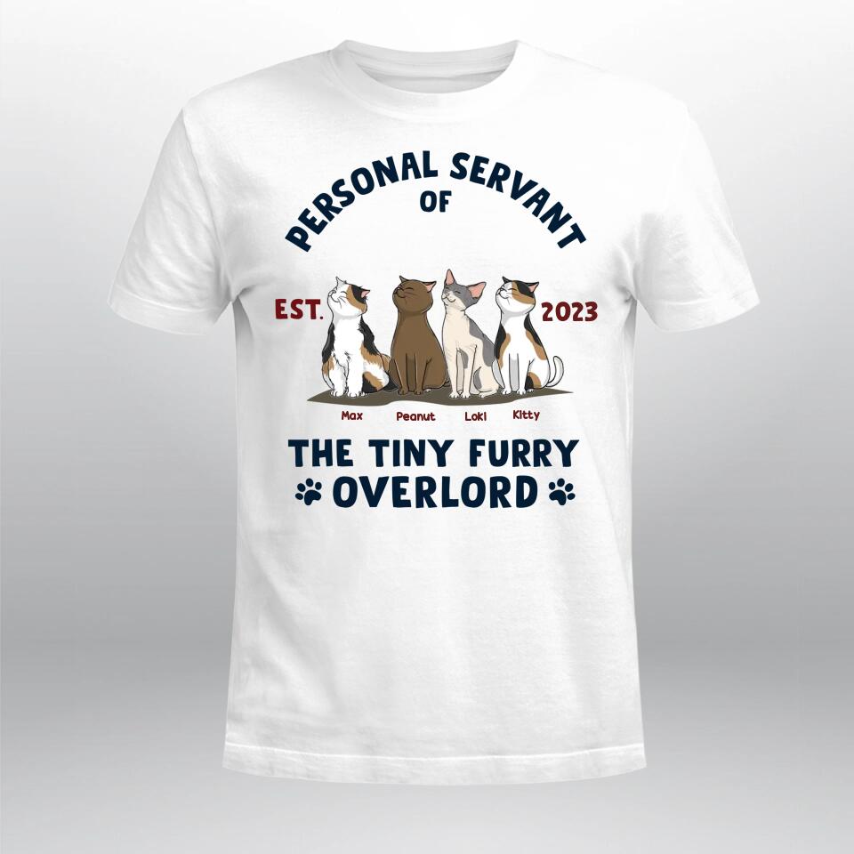 Personalized Servant Of Cats YR0304001YF T-Shirt