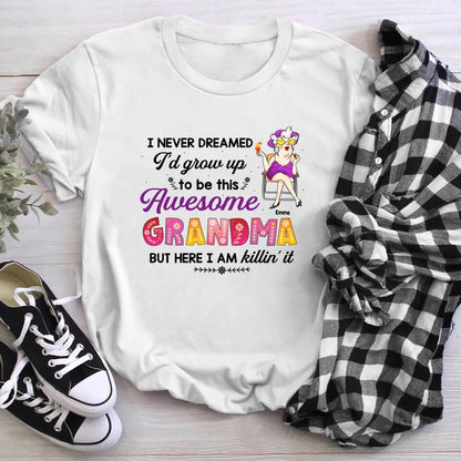 Personalized Awesome Grandma XR0404002YS T-Shirt