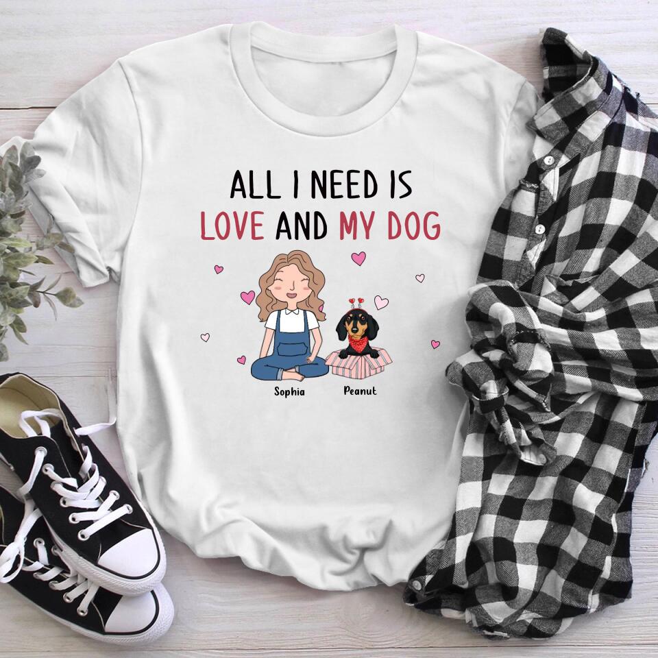 Personalized My Dog My Love YR0404002XC T-Shirt