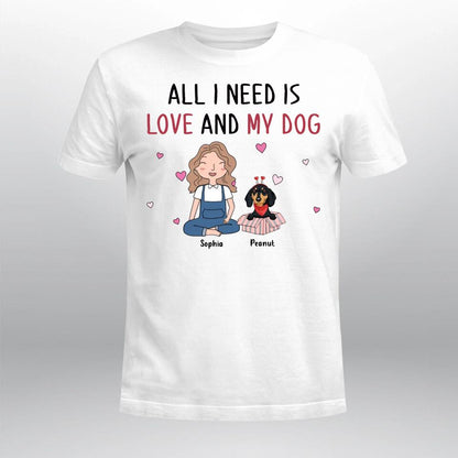 Personalized My Dog My Love YR0404002XC T-Shirt