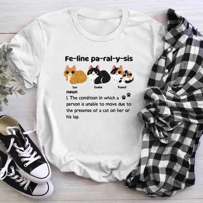 Personalized Cat Sit On Lap XR0504003YS T-Shirt