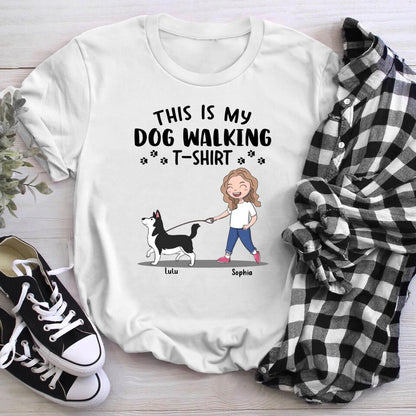 Personalized Dog Walking YR0504002YF T-Shirt