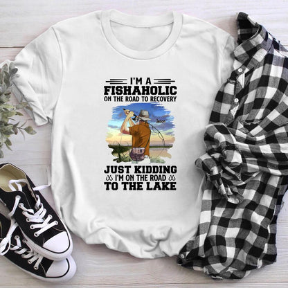 Personalized Fishing I'm A Fishaholic NI0604002YR T-Shirt